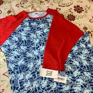 2x Mickey Mouse red and blue randy.